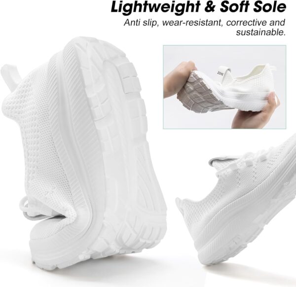 ZOVE Wide Toe Box Shoes Women Extra Wide Width Sneakers Ultra Light Road Running Shoes Non-Slip Tennis Sneakers Breathable Walking Athletic