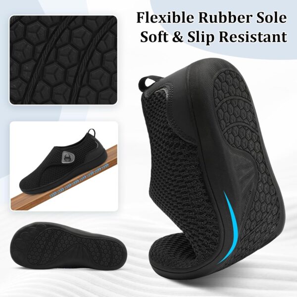 Womens Walking Shoes Comfortable Wide Diabetic Shoes Adjustable Zero Drop Edema Shoe Breathable Neuropathy Nursing Shoes Casual Wide Width Sneakers