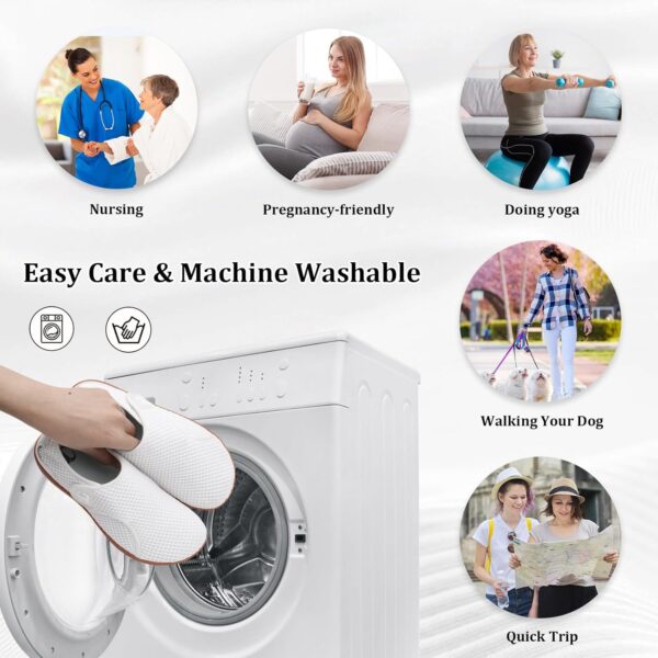 Womens Walking Shoes Comfortable Wide Diabetic Shoes Adjustable Zero Drop Edema Shoe Breathable Neuropathy Nursing Shoes Casual Wide Width Sneakers