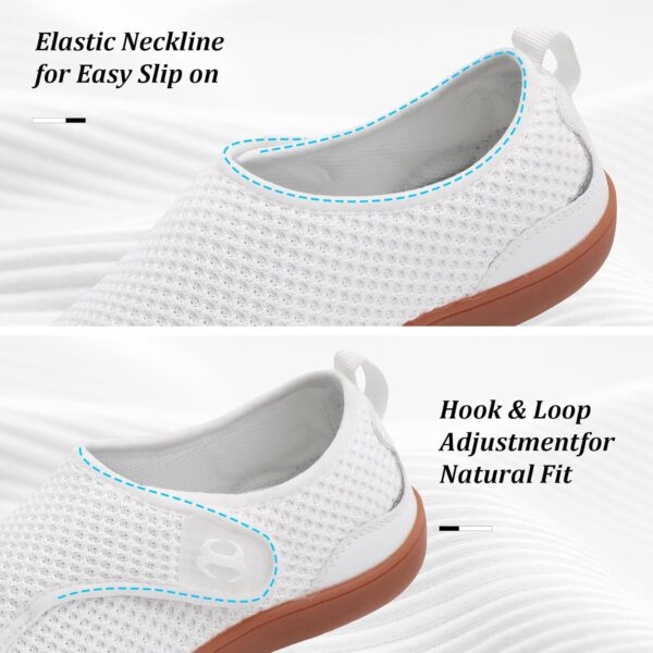 Womens Walking Shoes Comfortable Wide Diabetic Shoes Adjustable Zero Drop Edema Shoe Breathable Neuropathy Nursing Shoes Casual Wide Width Sneakers