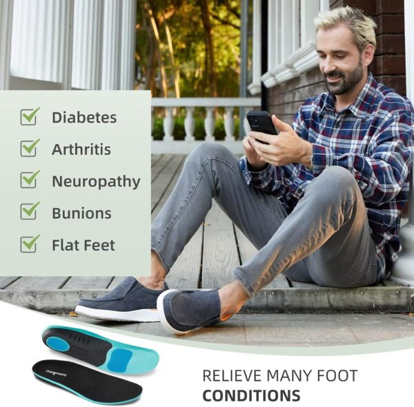OrthoComfoot Men's Orthopedic Comfortable Slip-On Shoes with Arch Support, Orthotic Loafers for Plantar Fasciitis, Canvas Leisure Vintage Flat Walking Shoes for Foot and Heel Pain Relief